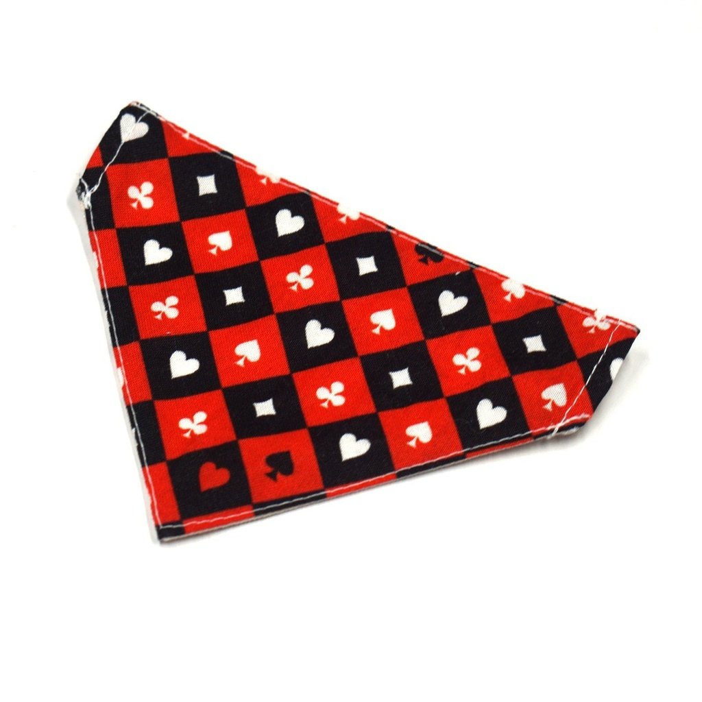 黑紅啤牌三角巾-現貨-S